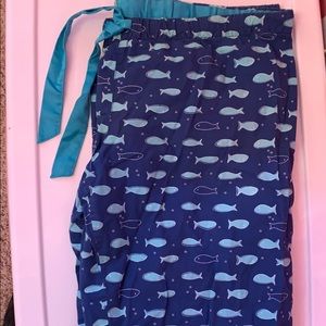 COPY - Blue Fish Pajama Pants